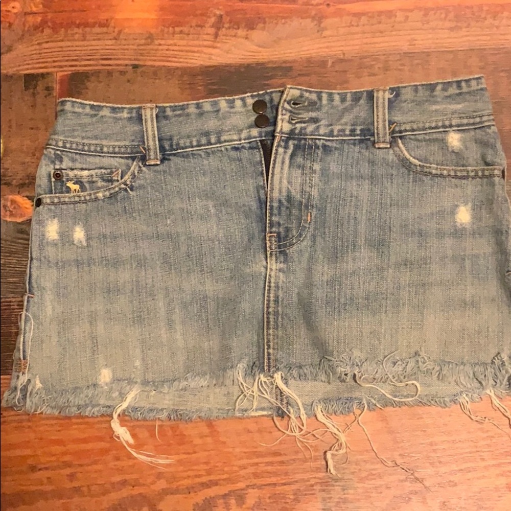 Abercrombie and Fitch mini jean skirt